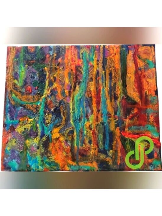 Other - Paint poured canvas